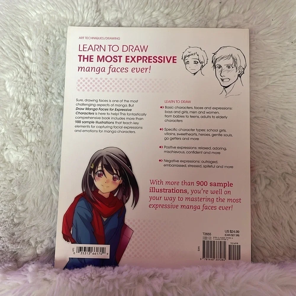 Book by Aya Hosio ( Draw manga Faces for Expressive Characters ) learn to draw